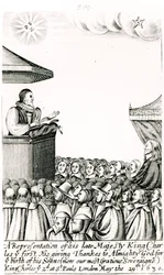 Ankündigung der Geburt von Charles I